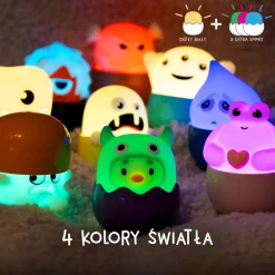 EGGY'S MYSTERY LIGHTS MONSTERS - Mini lampki niespodzianki