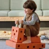Explorer set - Kreatywne klocki rozwijające motorykę dużą: Burnt Orange, Dusty Green 8w1
