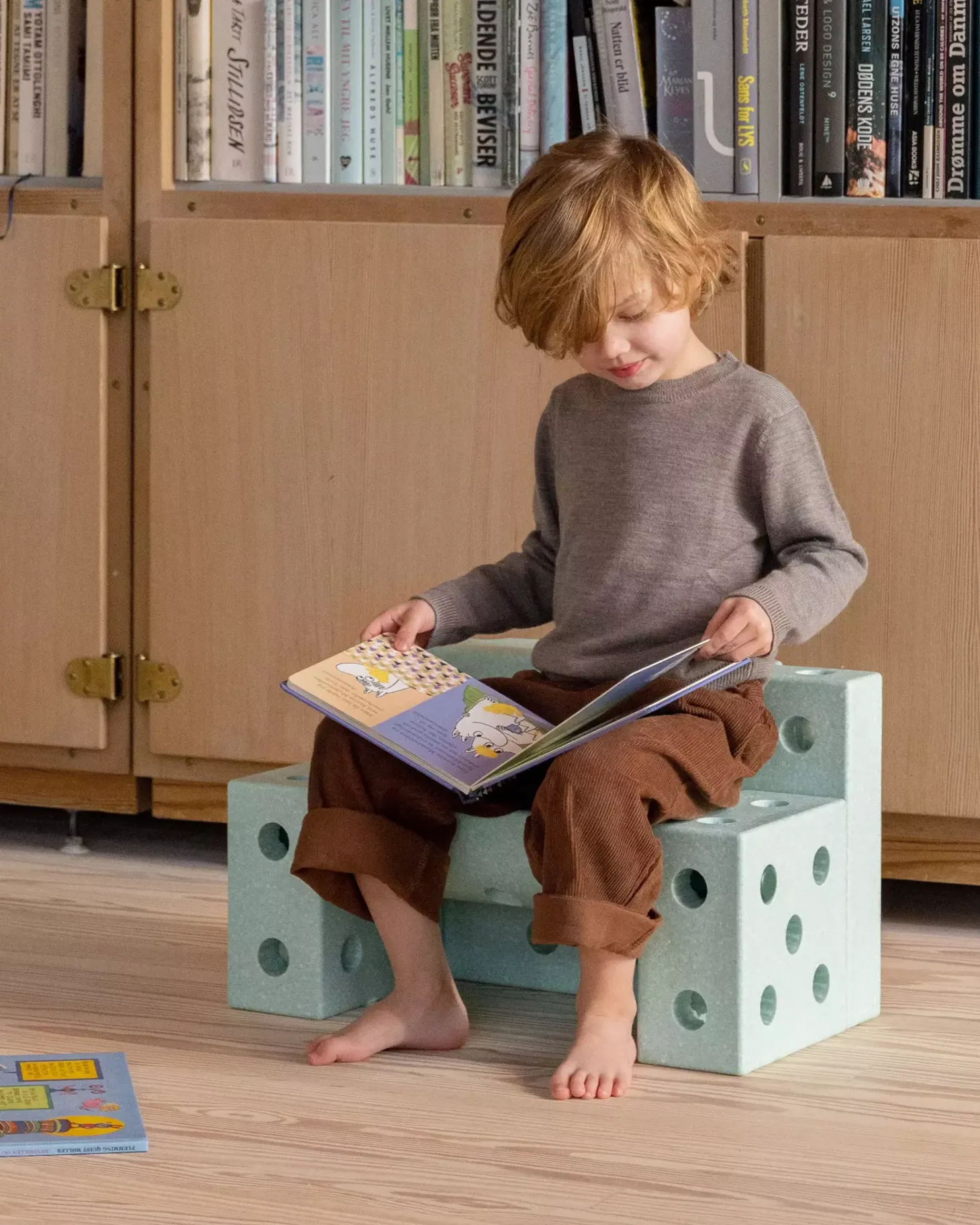 Explorer set - Kreatywne klocki rozwijające motorykę dużą: Ocean Mint, Forest Green 8w1