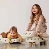 Explorer set - Kreatywne klocki rozwijające motorykę dużą: Sand Grey, Honey Yellow 8w1