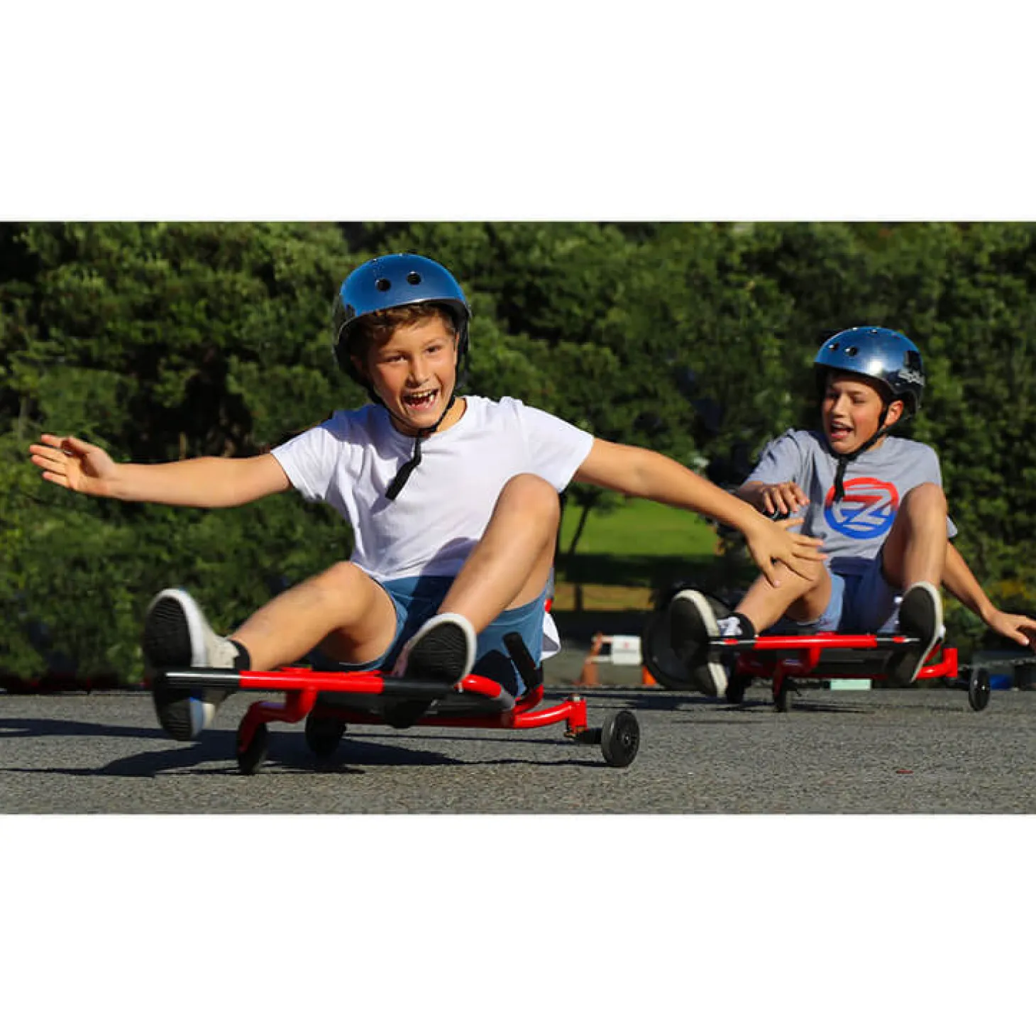 EzyRoller Drifter X Pojazd gokart napędzany nogami driftingowy 4-12 lat - Blue