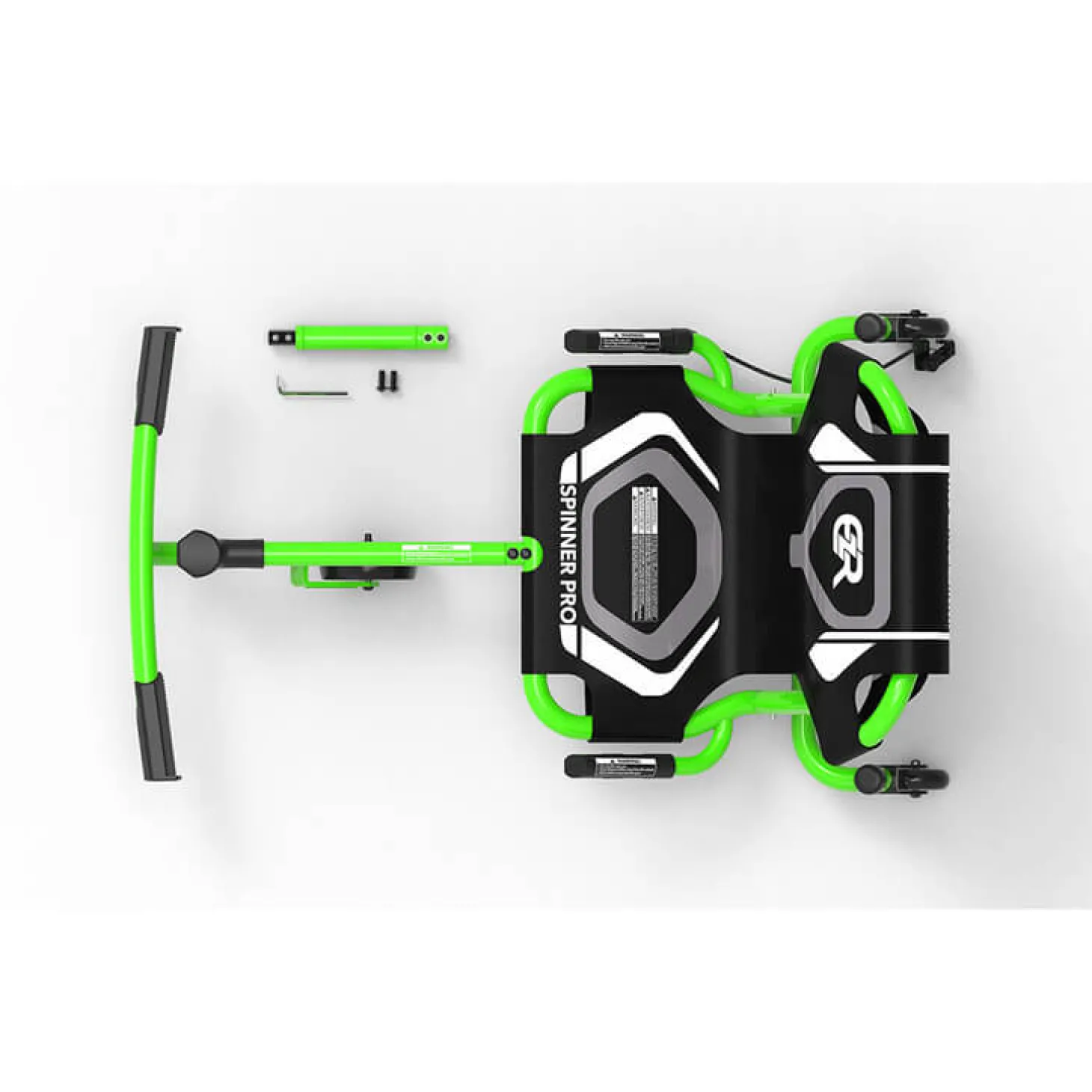 EzyRoller Spinner Pro X Pojazd gokart napędzany nogami z funkcją 360° 10 lat+ - Green