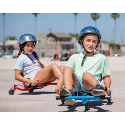 EzyRoller Spinner X Pojazd gokart napędzany nogami z funkcją 360° 4-12 lat - Pink
