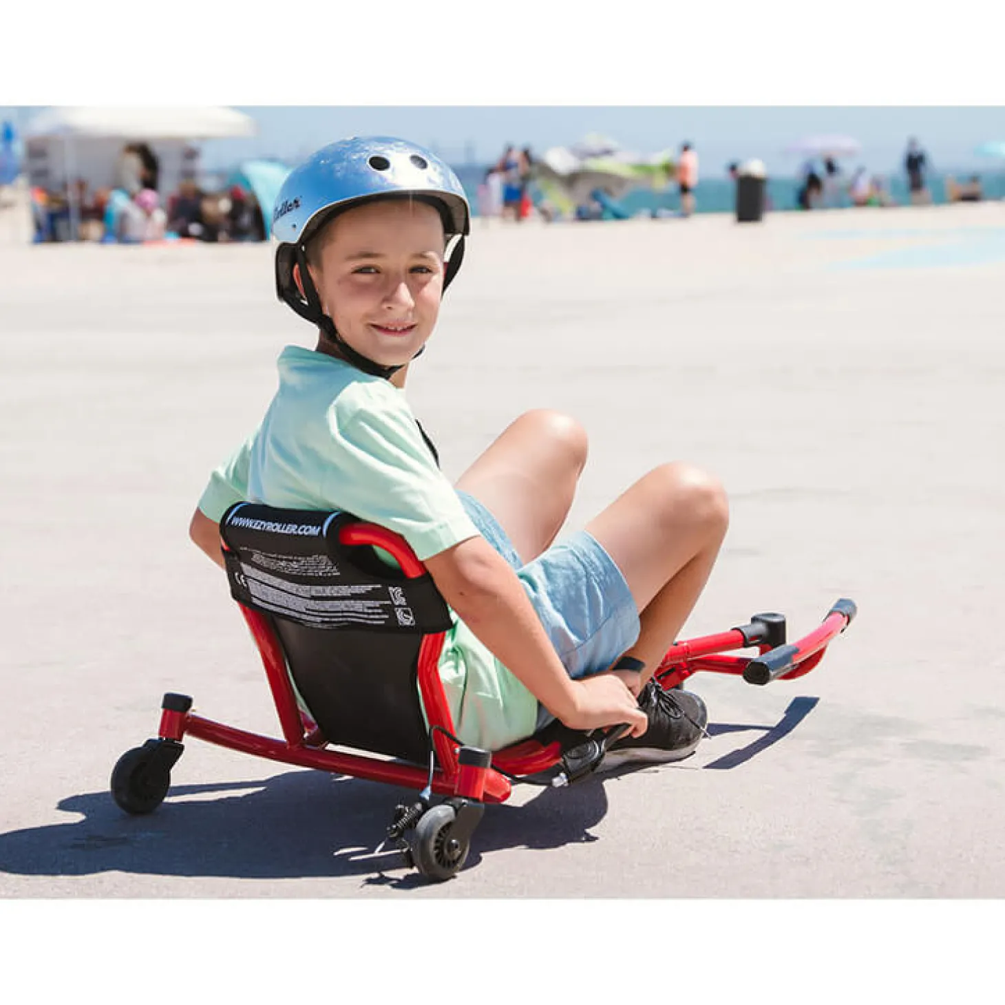 EzyRoller Spinner X Pojazd gokart napędzany nogami z funkcją 360° 4-12 lat - Pink