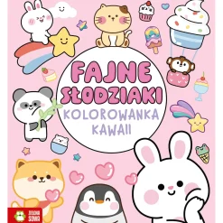 Fajne słodziaki. Kolorowanka Kawaii