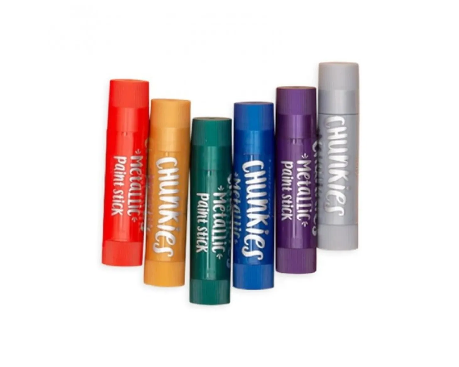 Farba w kredce 6 szt., Chunkies Paint Sticks - Metaliczne