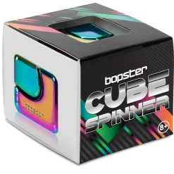 Fidget Cube Spinner - Wielokolorowy, Metaliczny