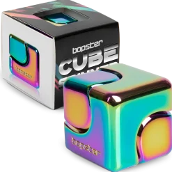 Fidget Cube Spinner - Wielokolorowy, Metaliczny