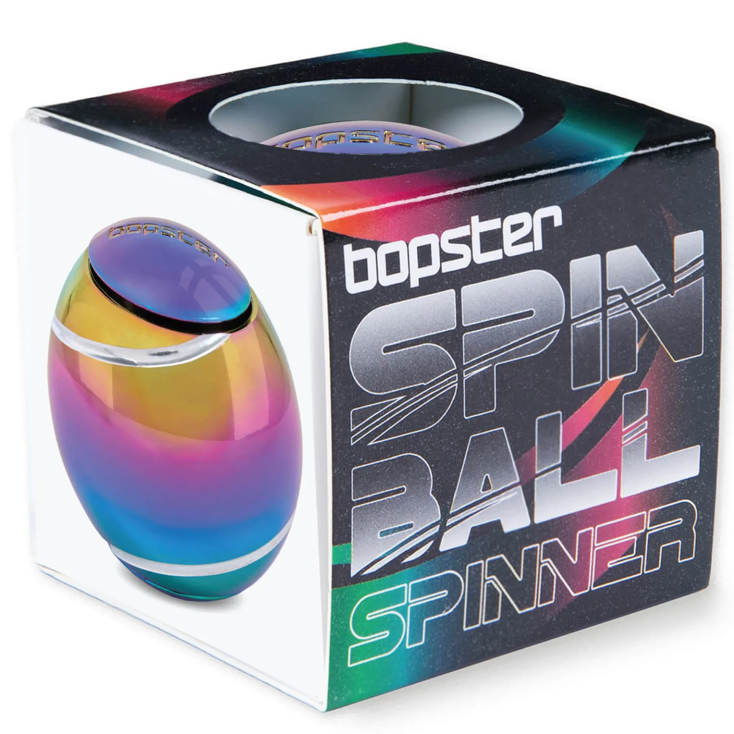 Fidget Spinner, Spin Ball - Wielokolorowy, Metaliczny