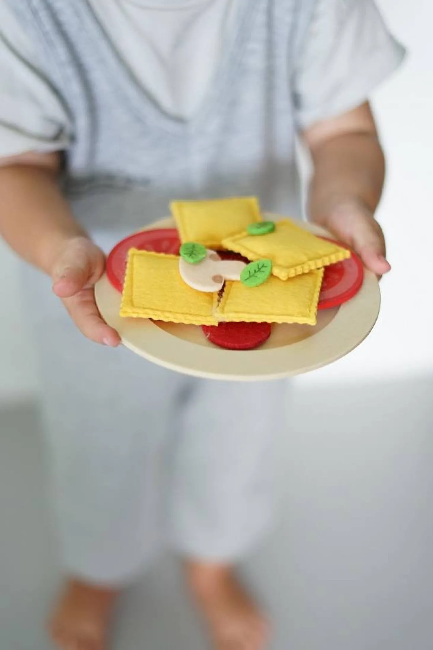 Filcowy zestaw makaronów i akcesoria do przyrządzania włoskiej pasty 3+