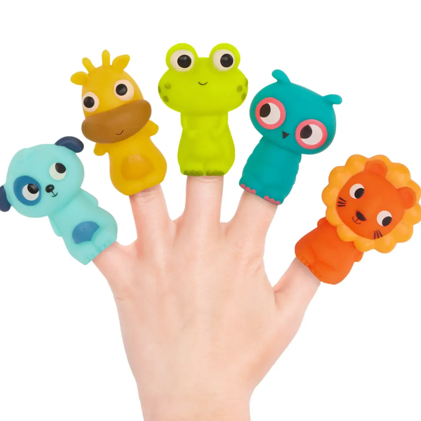 Finger Puppet Pets – pacynki na palce – zestaw 10 sztuk