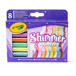 Flamastry błyszczące Shimmer, 8szt.