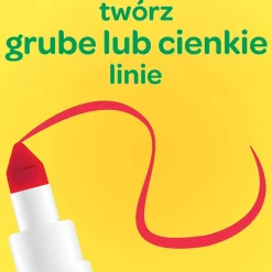 Flamastry mazaki dla dzieci zmywalne Super Tips, 50szt.