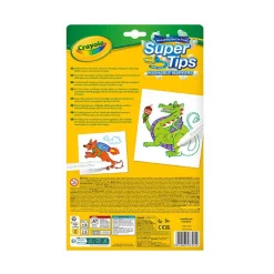 Flamastry mazaki dla dzieci zmywalne Super Tips, 50szt.