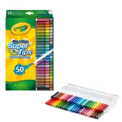Flamastry mazaki dla dzieci zmywalne Super Tips, 50szt.
