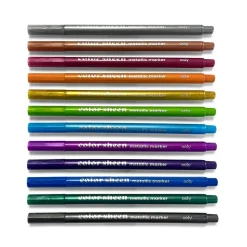 Flamastry Metaliczne, Color Sheen 12 szt.