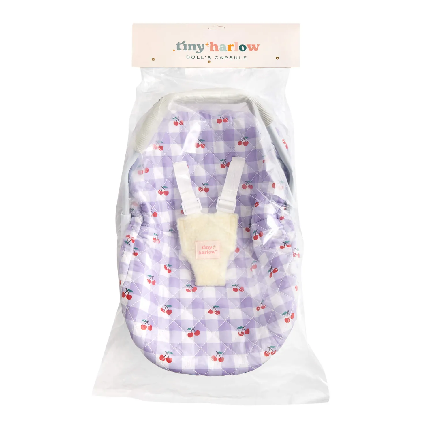 Fotelik samochodowy dla lalki Lilac Cherry