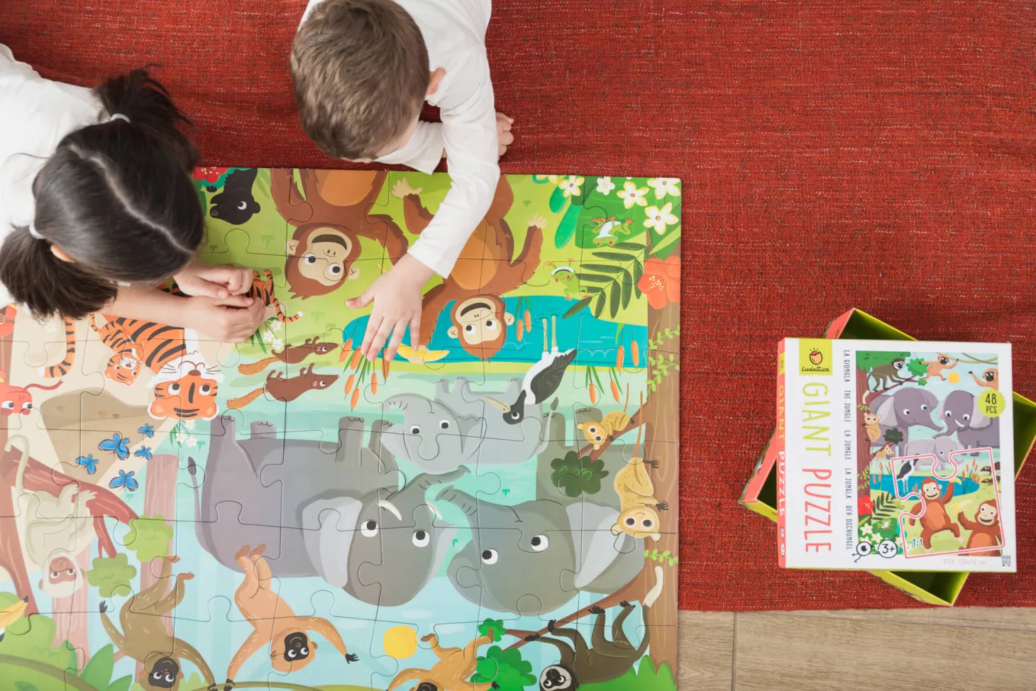 GIGANT PUZZLE – puzzle podłogowe – DŻUNGLA