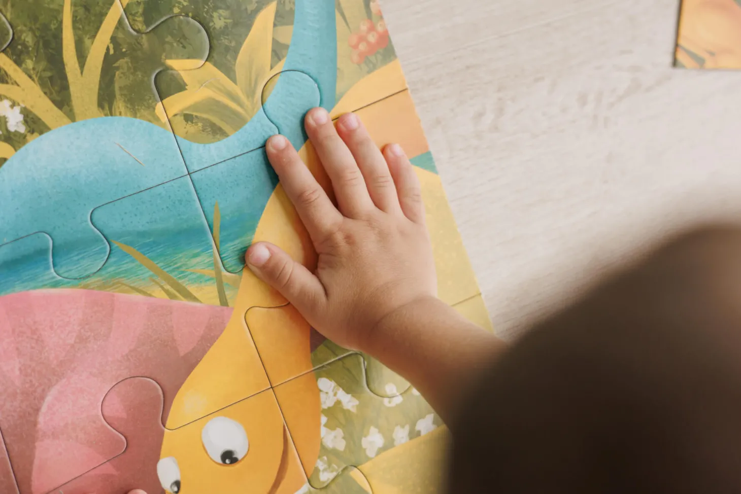 GIGANT PUZZLE – puzzle podłogowe – DINOZAURY
