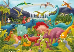 GIGANT PUZZLE – puzzle podłogowe – DINOZAURY