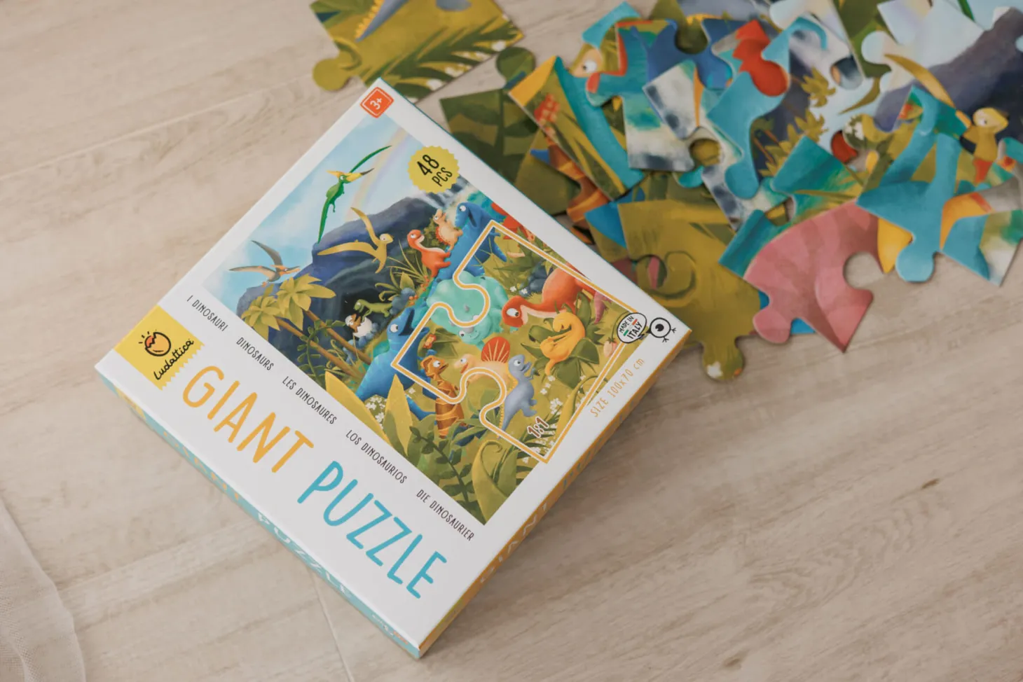 GIGANT PUZZLE – puzzle podłogowe – DINOZAURY