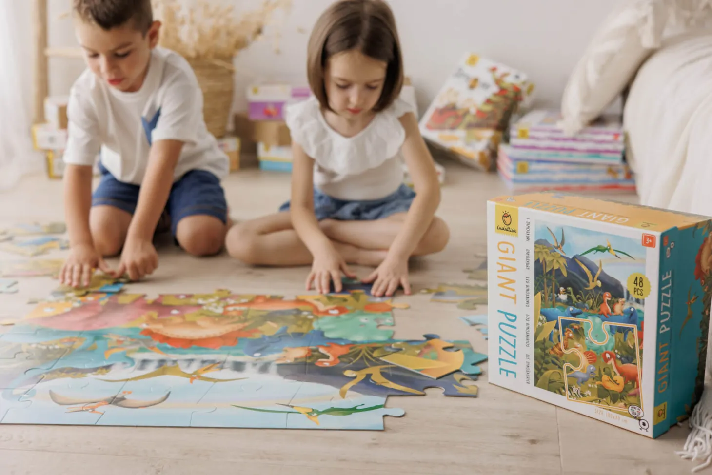 GIGANT PUZZLE – puzzle podłogowe – DINOZAURY