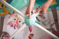 Gimnastyka mata edukacyjna dla bobasa z pałąkami - Świat Małej Księżniczki