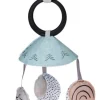 Gimnastyka, mata edukacyjna z pałąkami Decor - czarno-biała