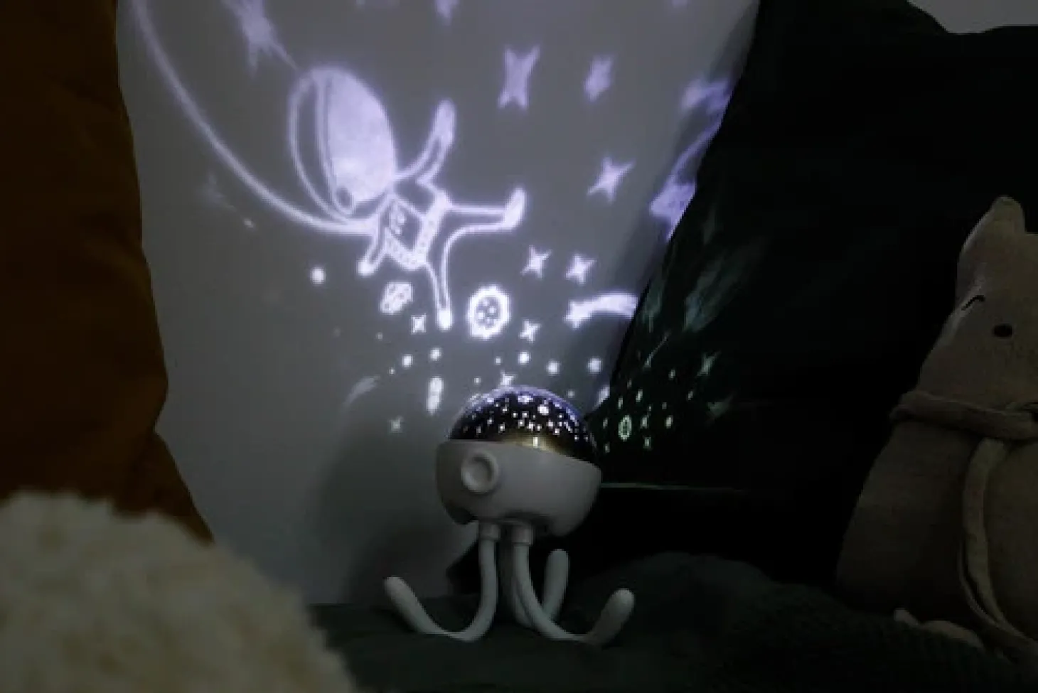GIOstar Octopus - Projektor z pozytywką dla dzieci