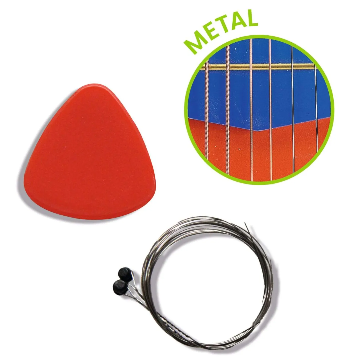 Gitara 54 cm - 6 metalowych strun