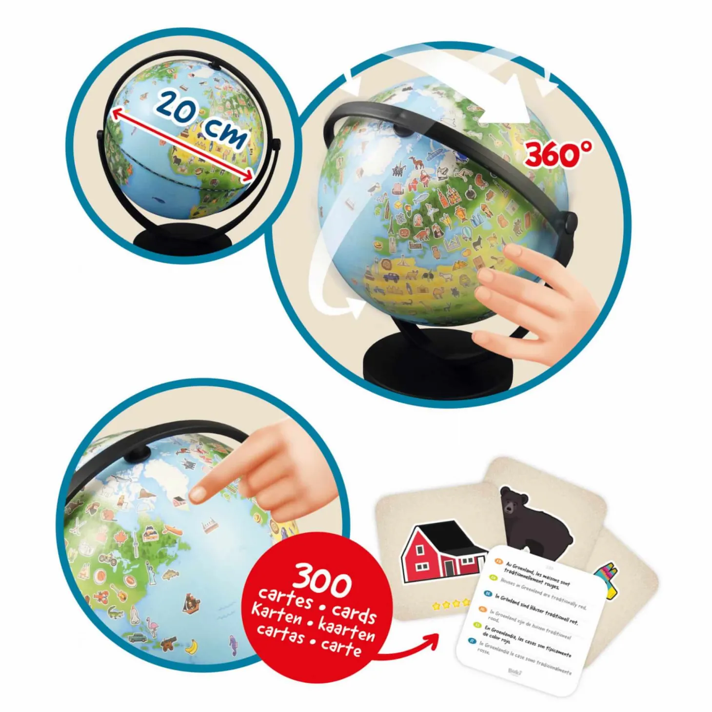 Globus Junior z obrazkami