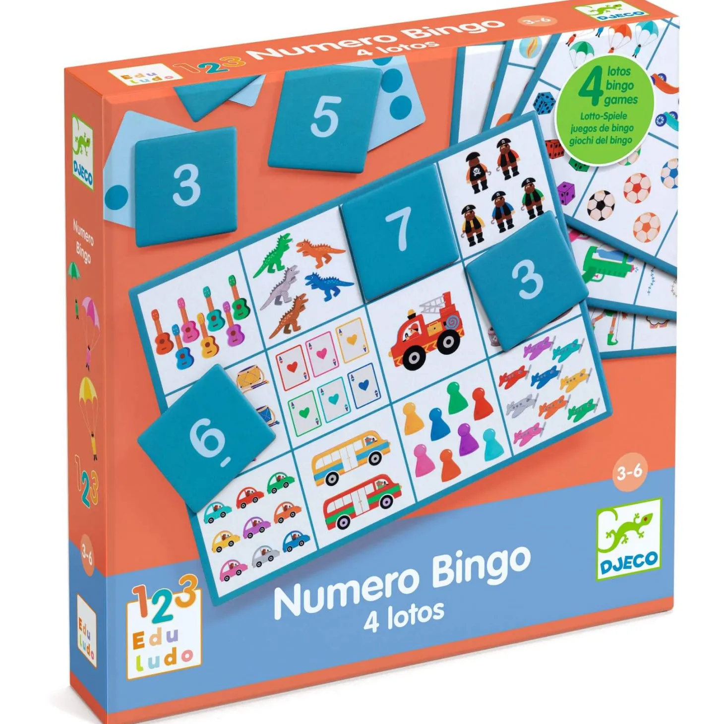 Gra edukacyjna BINGO 4w1