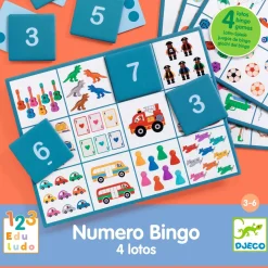 Gra edukacyjna BINGO 4w1