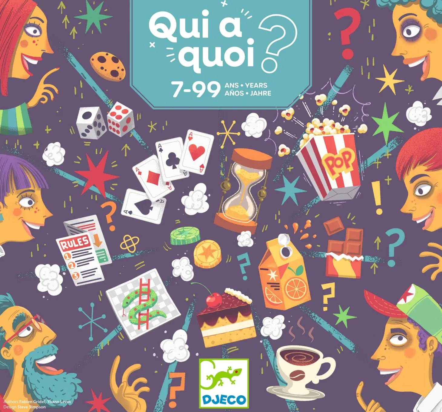 Gra logiczna Qui-a-quoi? 7+