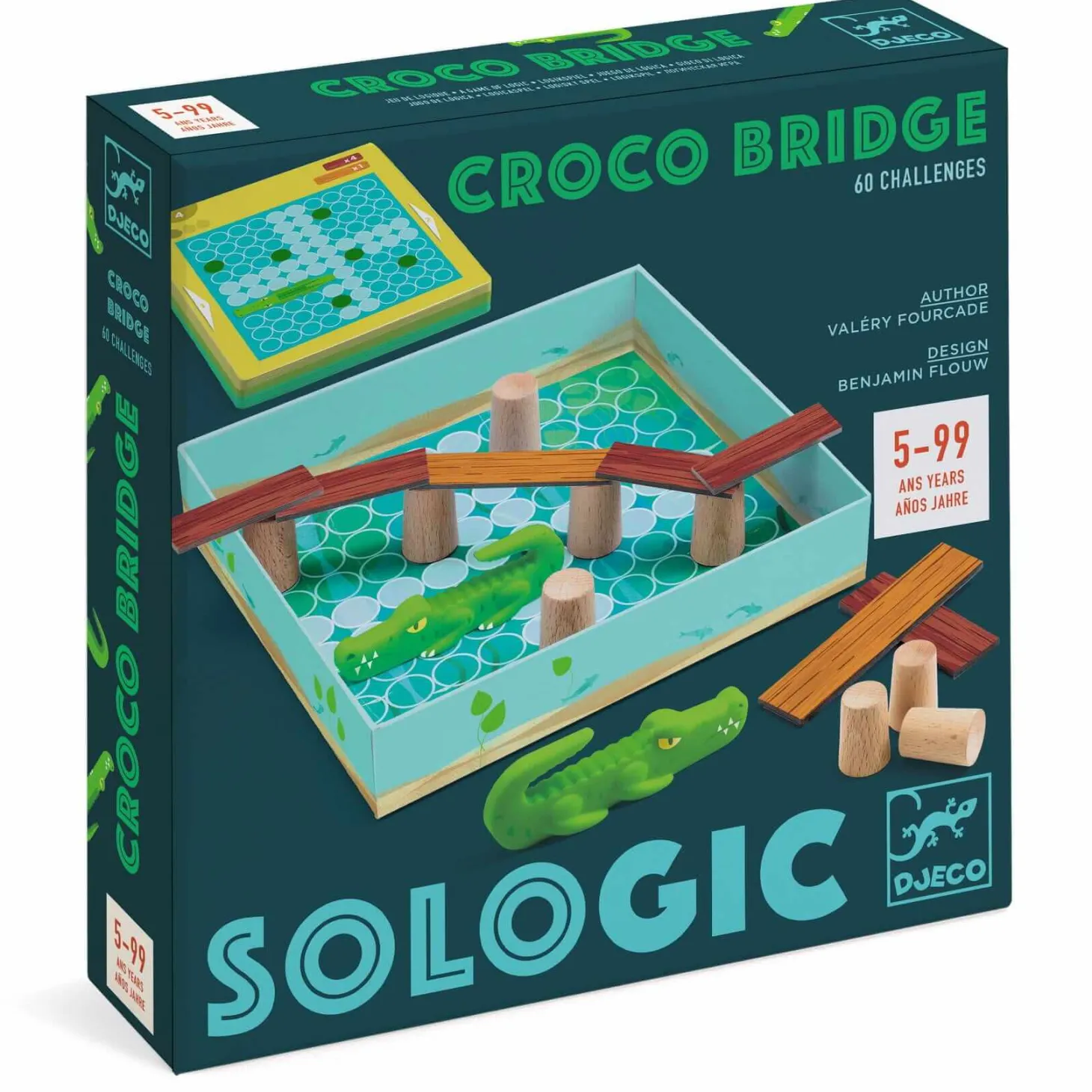 Gra logiczna SoLogic CROCO BRIDGE 5+