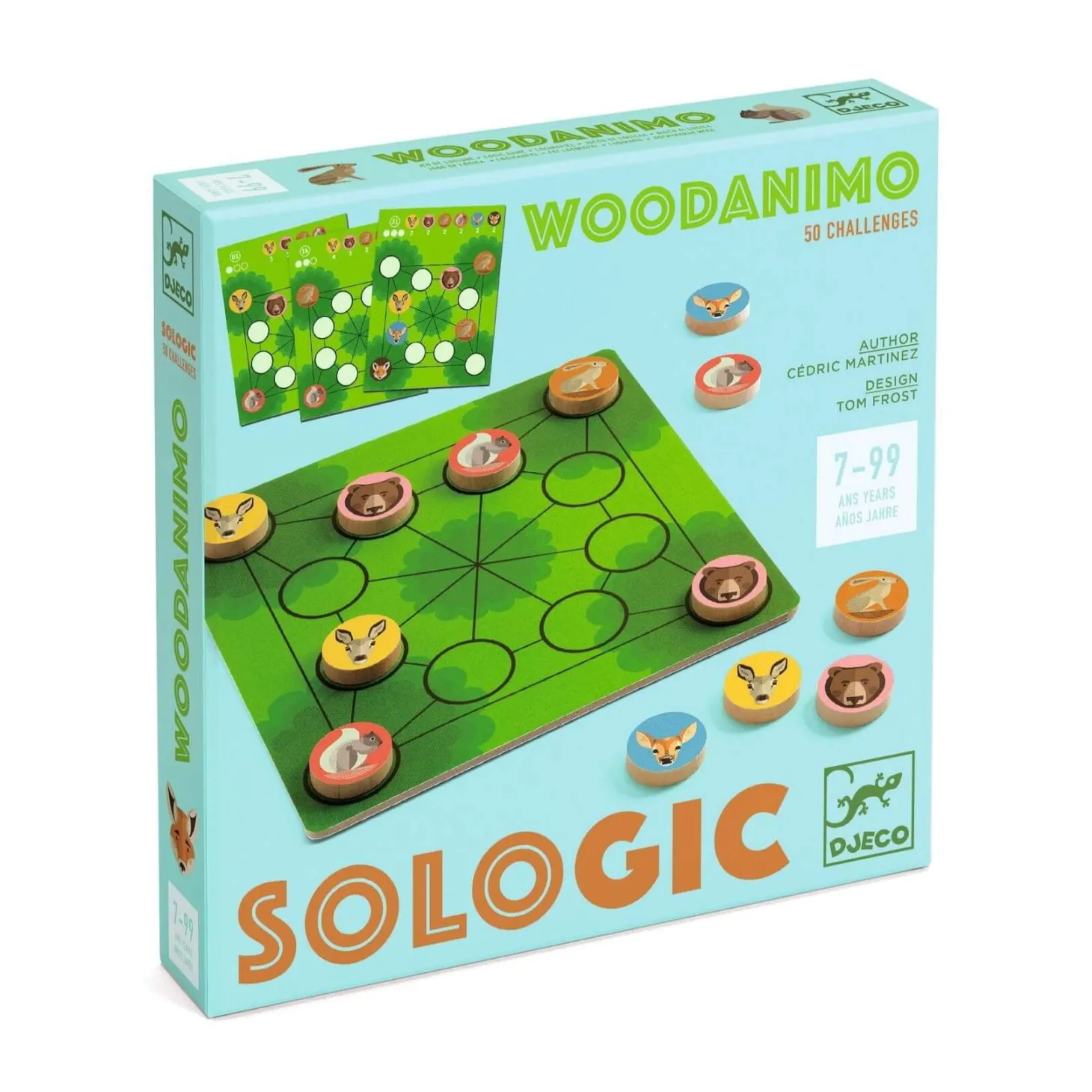 Gra logiczna SoLogic WOODANIMO 7+