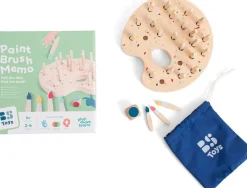 Gra memory Kolorowe Pędzle z kostką 4+