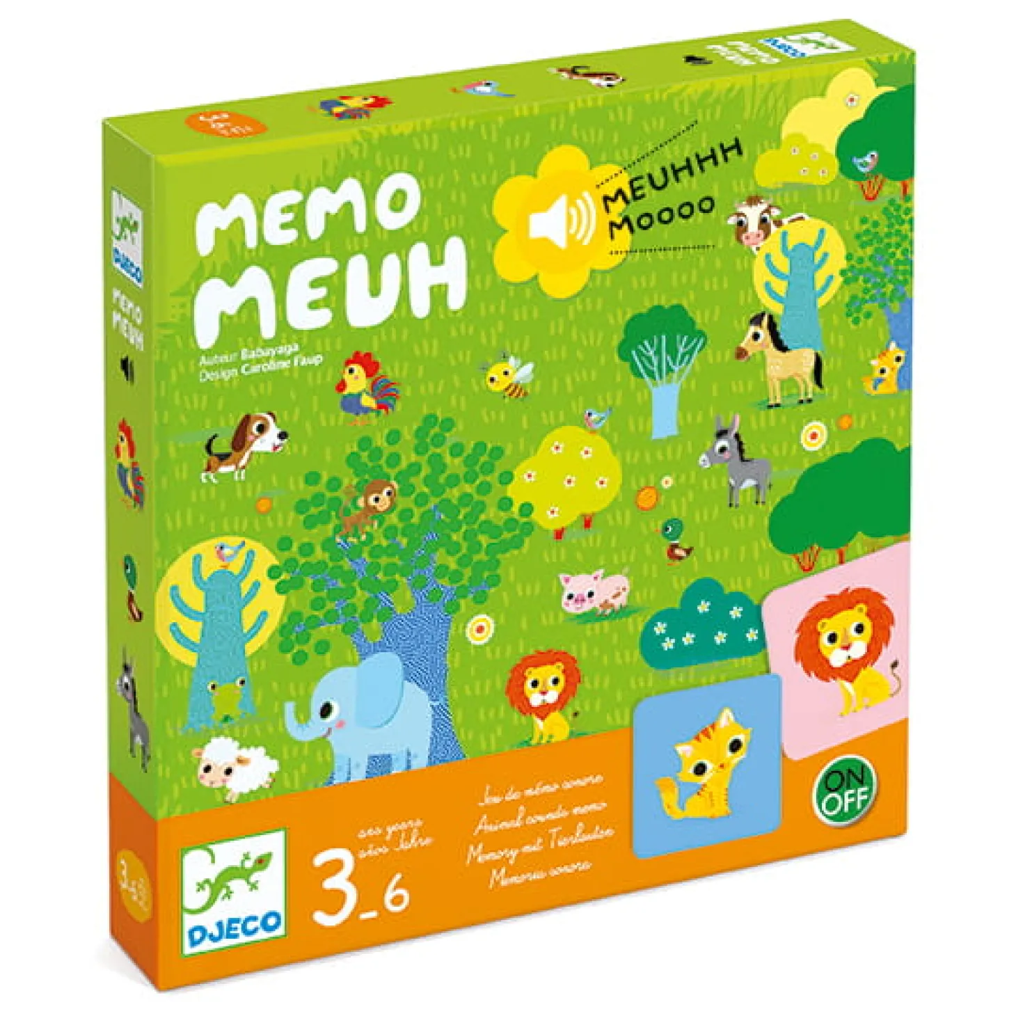Gra planszowa MEMO MEUUUH z dźwiękiem