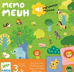 Gra planszowa MEMO MEUUUH z dźwiękiem