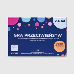 Gra przeciwieństw - zestaw gier karcianych + mini e-book 2+