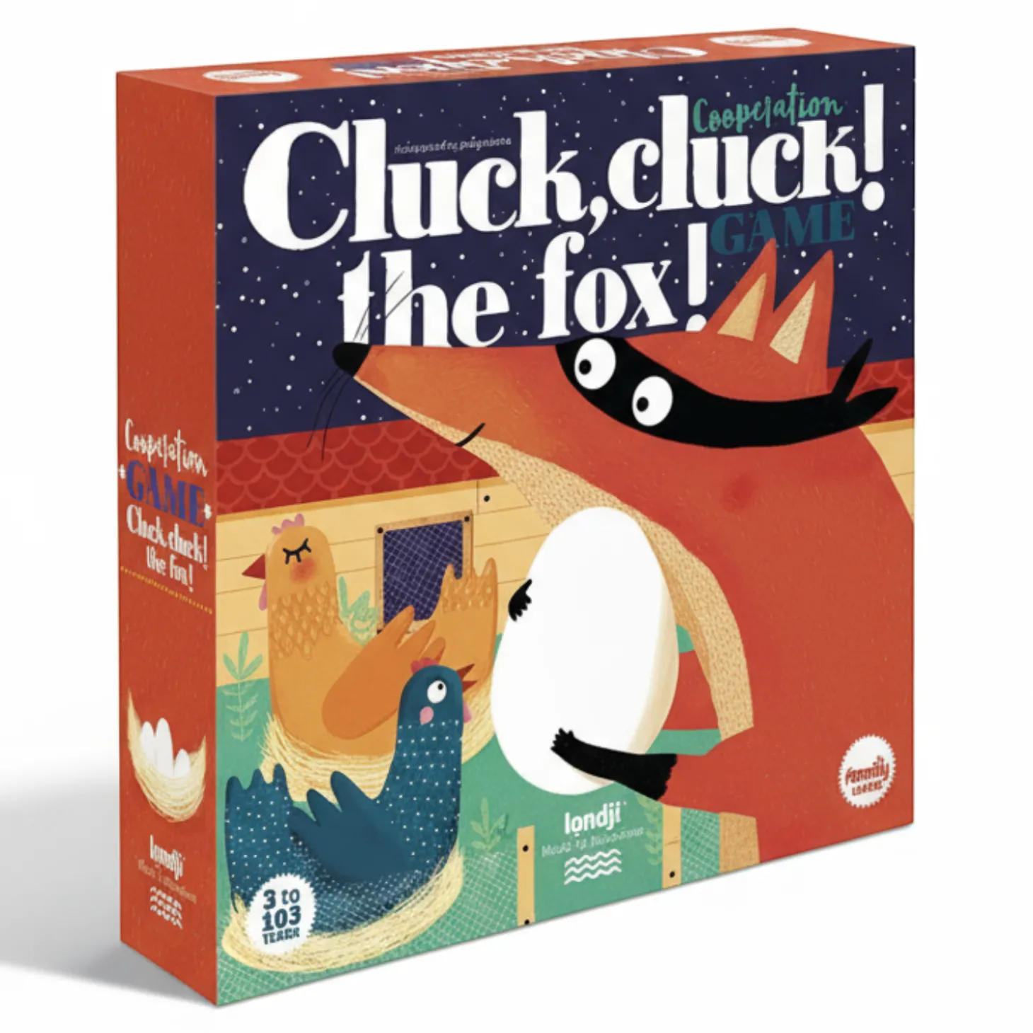 Gra rodzinna, Cluck, Cluck! Fox! Puk Puk, tu lisek!