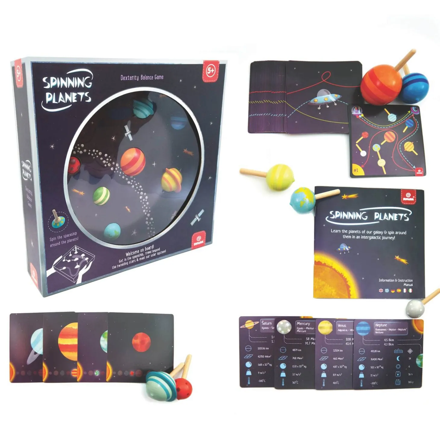 Gra Spinning Planets