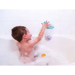 Gra w koszykówkę do kąpieli - kosz z przyssawkami z 3 piłkami 12m+