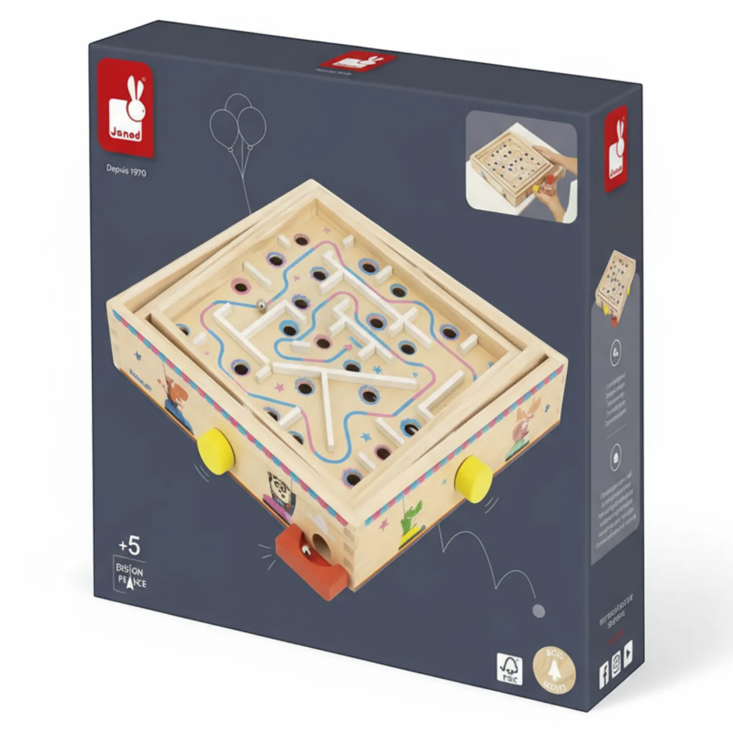 Gra zręcznościowa Labirynt Ball Maze Applepop 5+
