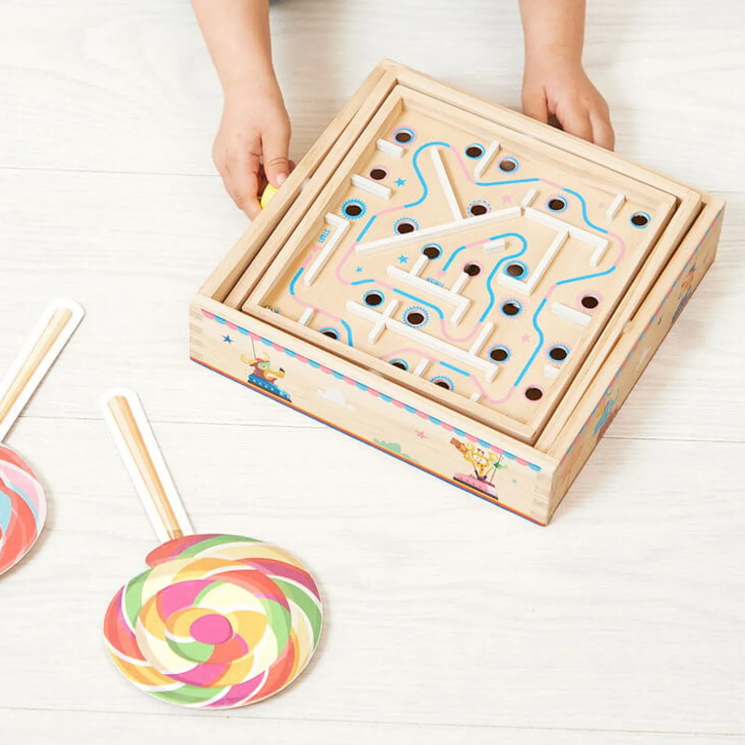 Gra zręcznościowa Labirynt Ball Maze Applepop 5+