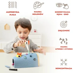 Gra zręcznościowa - Nakarm Ptaszka Złap Robaczka, 2+