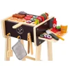 Grill drewniany z akcesoriami 3+