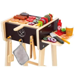 Grill drewniany z akcesoriami 3+