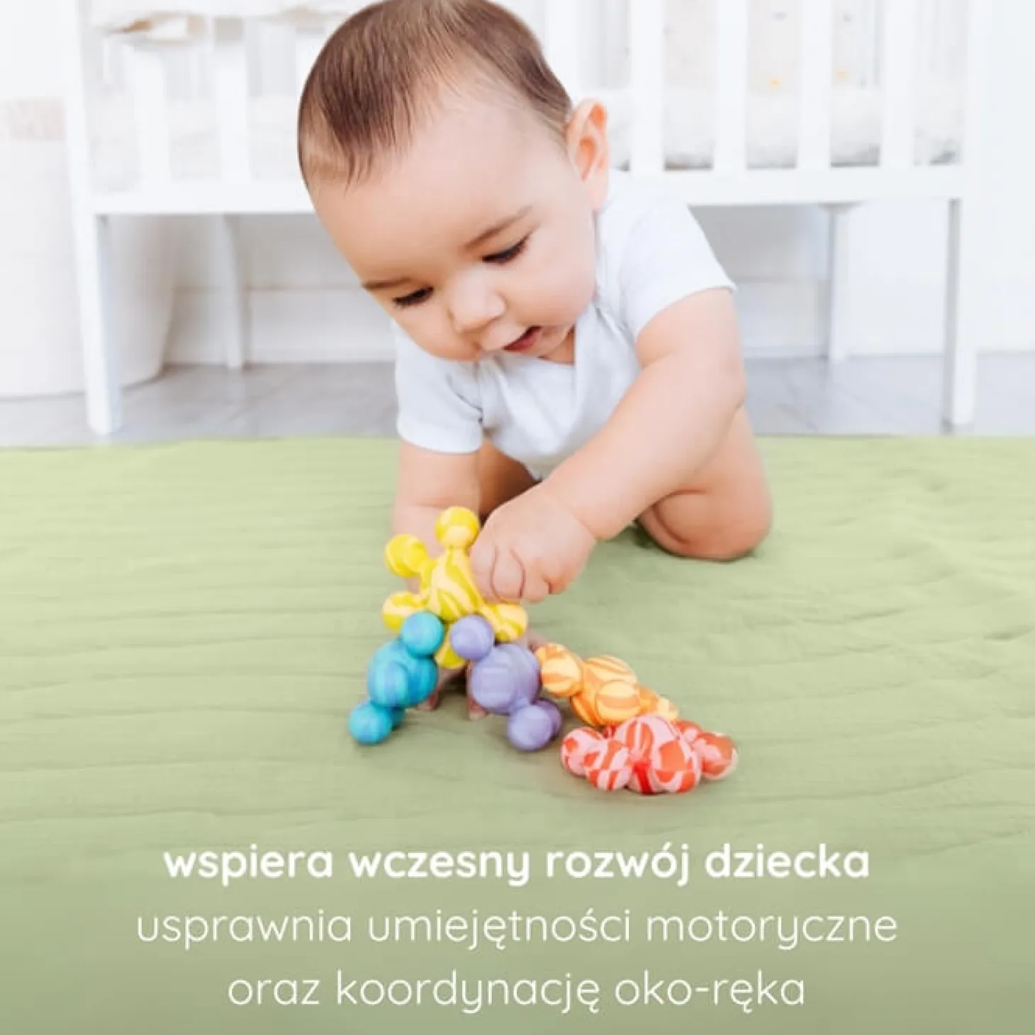 Gryzaki silikonowe - 5 zabawek do łączenia