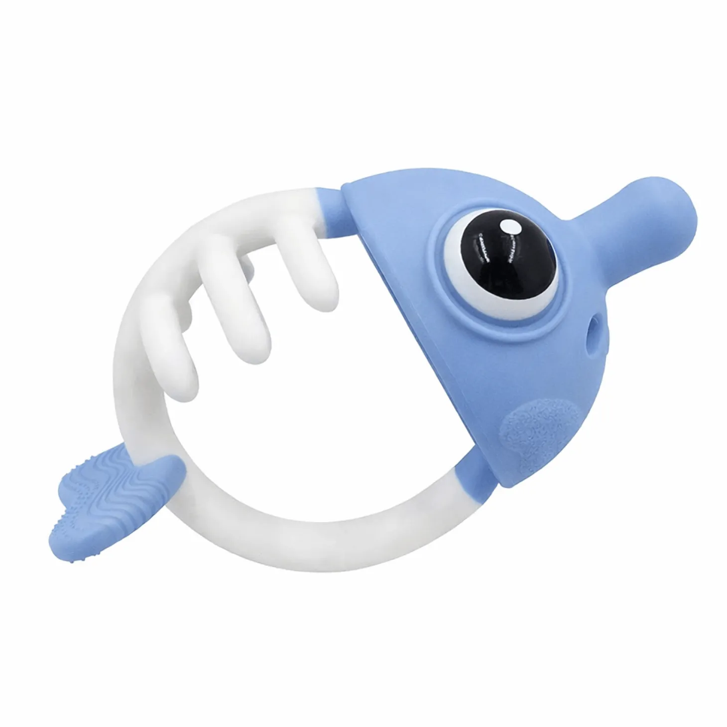 Gryzak Uspokajający Rybka 3w1 Light Blue